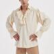 Renaissance Costume Long Mens Lace Ruffled Sleeve Medieva
