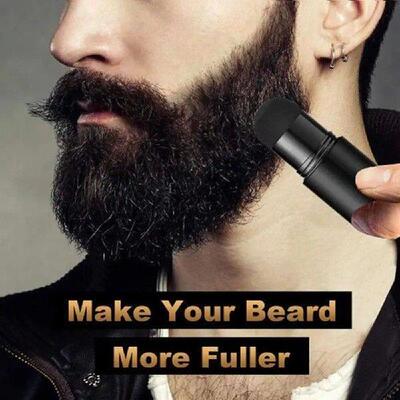 Waterproof Beard Pencil Filler Beard Brush Enhancer Powder