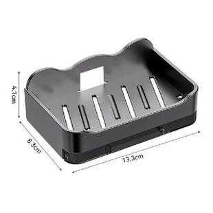 J60C Wall Mounted Double Layer Soap Dish PunchFree Not