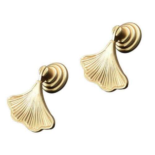 2 Pcs Zinc Alloy Single Hole Knob Cabinet Drawer Wardrobe