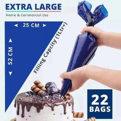 21 Inch Piping Bag Disposable Icing Bag Thick Baking