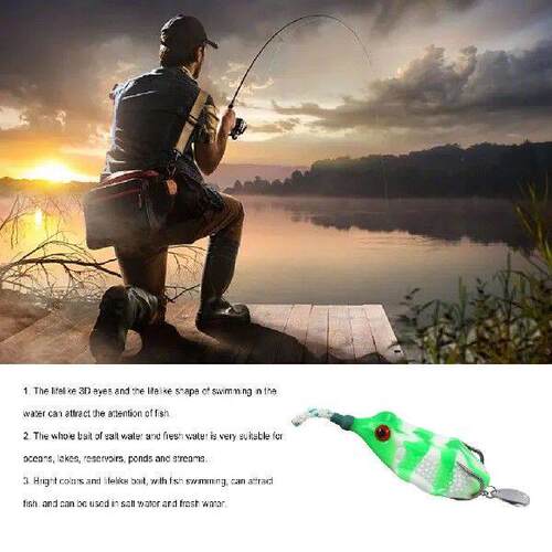 Fishing Lures Soft Silicone Bait Eye-catching Vivid Tackle