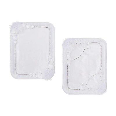 Serving Tray with Floral Edges Cosmetics Jewelry Display