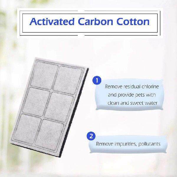 12 Pcs Water Fountain Filters Replacement For Drinkwell