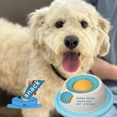 Pet Lick Mat Yogurt Licking Plate Slow Feeder for Dogs & Cat
