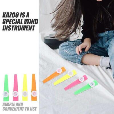 24 Pcs Kazoos Plastic Musical Instruments Lightweight