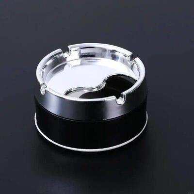 85AC PP+Stainless Steel Ashtray Round Windproof Ashtrays