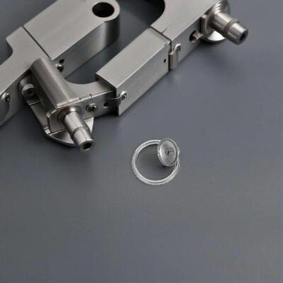 8 Pcs Metal Ring Handle Dresser Drawer Cabinet Handles