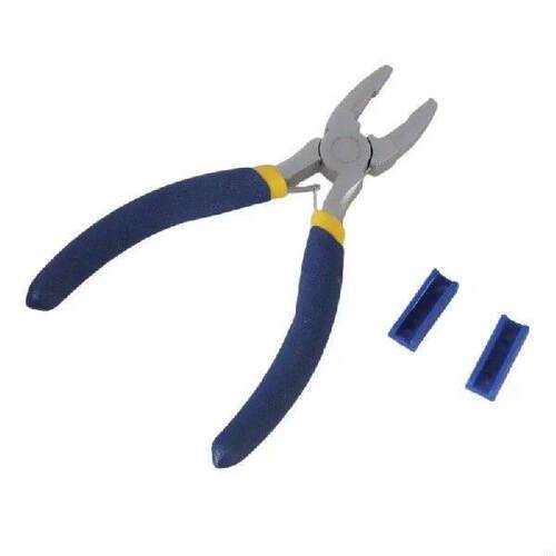 Professional Flat Nose Pliers Featuring Plastic Jaws and