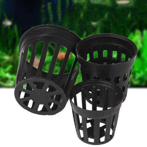 10Pcs Plastic Aquatic Pots Basket For Aquarium Water Flower
