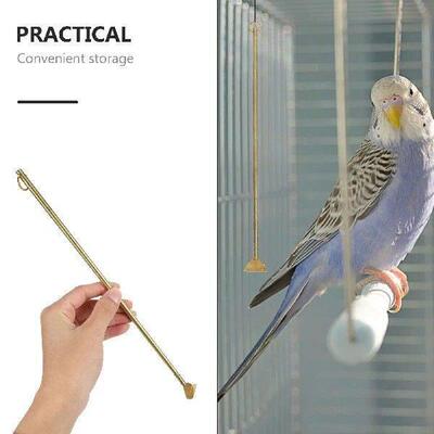Bird Guano Cleaning Tools Cage Scraper Accessory Rake Macaw