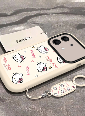 可爱猫咪适用红米Note13RPro手机壳新款2311FRAFDC防摔镜头全包男女挂绳软壳保护套高级时尚创意个性小众情侣