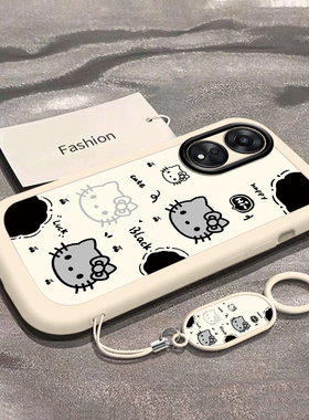 适用oppoA1X手机壳可爱kt猫A1X5G保护套opa新款oppa软壳opooa硅胶oopoa全包镜头phj110防摔opp0pp0ppoppoa女