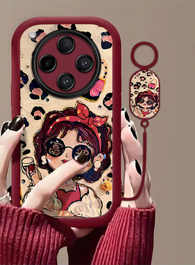 富婆女孩适用OPPOFindX8Ultra手机壳oppofindx8s+新款高级oppofindx7pro全包防摔x5pro天玑版x6pro软壳x3pro