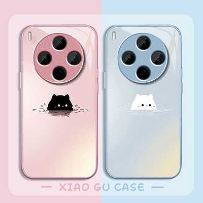 潜水猫咪适用vivoY500Pro手机壳y300/y200/y100i新款y97玻璃y93/y76/y74/y52/y51sy78/y77t套y50y37mpro+5gGT