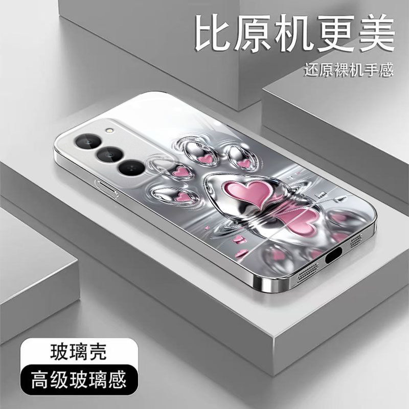 金属猫爪适用红米Note15R手机壳红米Note14/13/12pro+新款12/11r玻璃note10/9高级5g防摔11se硬壳turbo3/4Pro