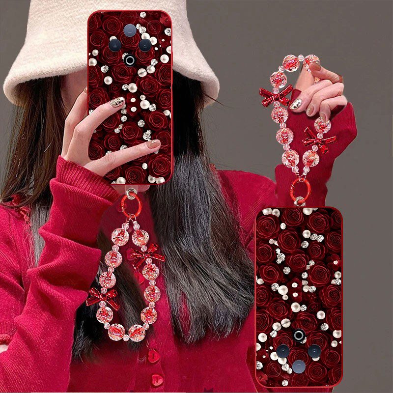 珍珠玫瑰适用vivoY500手机壳y300/y200/y100i新款y97高级y93/y76/y74/y52/y51sy78/y77t防摔y50/y37mpro+5gGT,3C数码配件,手机保护套/壳,淘宝优惠券,粉丝福利购,淘宝优惠卷