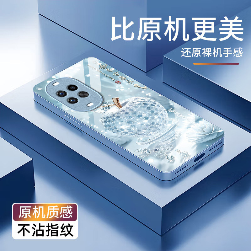 水晶苹果适用华为nova15Ultra手机壳nova14pro/nova12ultra软13/10pro新款nova9/8se全包nova7/6/4防摔nov5i