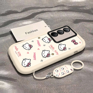 可爱猫咪适用红米Note15R手机壳新款防摔镜头全包男女带挂绳硅胶软壳保护套高级感时尚创意个性网红小众情侣