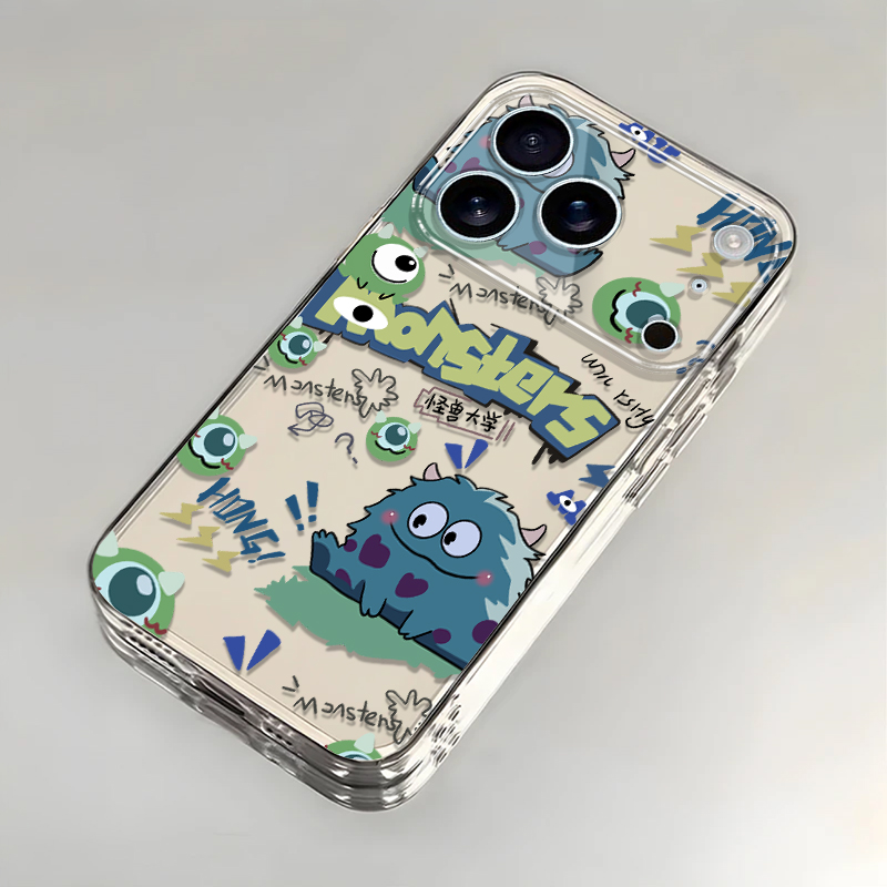 怪兽大学适用苹果17promax手机壳iPhone16/15pro新款14男女13全包防摔12pro软壳11透明xr高级感ip6s/7/8plus