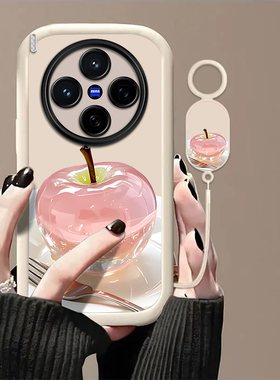 水晶苹果适用vivoX300Pro手机壳vivox200/x100ultra新款x90s/x80pro+高级x50x30防摔x27软壳x60/x70t套xNote