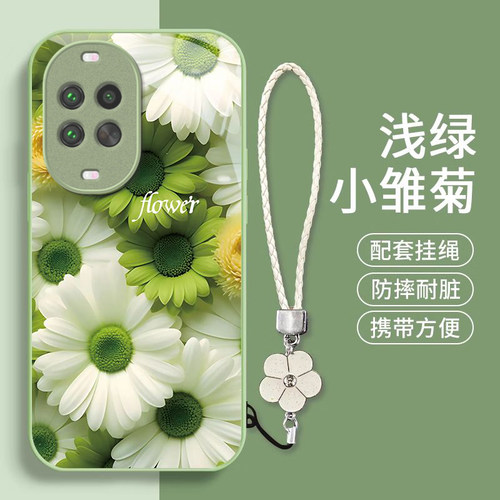 清新雏菊适用华为nova15Ultra手机壳nova14pro/nova12ultra硬13/10pro新款nova9/8se玻璃nova7/6/4防摔nov5i