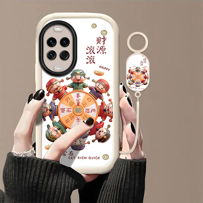 适用华为Nova14Pro手机壳nova13/12ultra软壳11/10pro新款nova9/8se高级nova7/6/4全包防摔5g财源滚滚nov5i