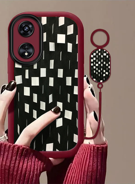 抽象方块适用OPPOA975G手机壳oppoa96/95/72新款a93/92/56s防摔55/53/52软壳36/32/5活力版11/9/2x全a3/1i