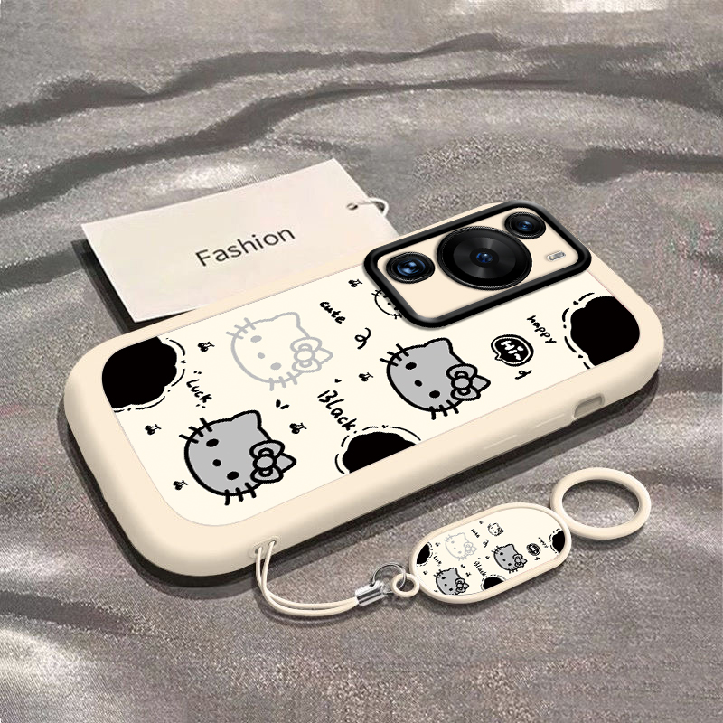 适用华为P60Art手机壳P60Atr艺术主题版保护套At新款外壳ProArt软硅胶PArt全包防摔高级感p60女生por可爱kt猫