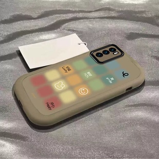 小众男女创意潮 pr0十软壳荣耀P4Opor个性 适用华为p40pro手机壳保护壳晕染彩色格子P40新款 全包防摔硅胶套p40