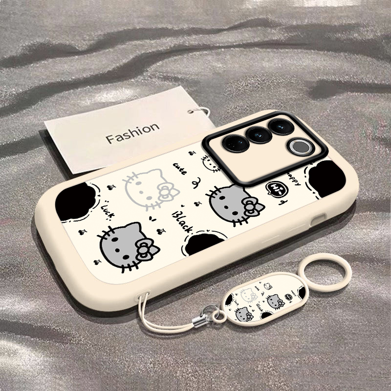 适用vivos16手机壳新款S16pro曲屏全包保护套s16e的卡通vovos16硅胶防摔vivis后壳女生款小众por软壳可爱kt猫