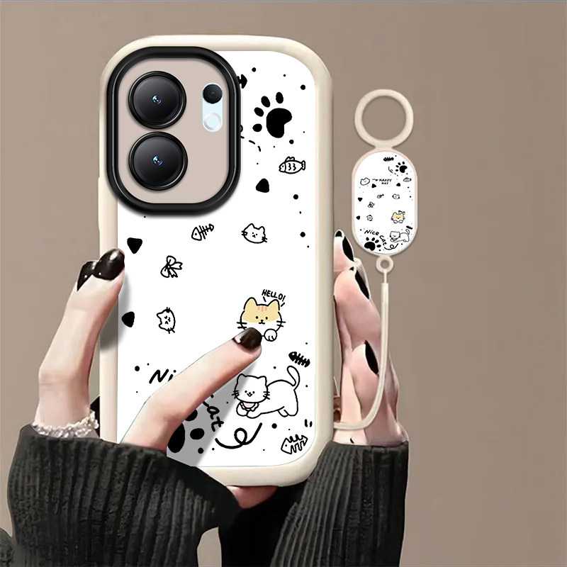 适用vivoS30手机壳vivos20/s19pro新款s18/s17/s16e高级感s15/s12/s10全包防摔s9/s7t软壳s6/s1小猫鱼骨