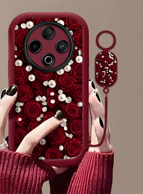 珍珠玫瑰适用vivoY500手机壳y300/y200/y100i新款y97高级y93/y76/y74/y52/y51sy78/y77t防摔y50/y37mpro+5gGT