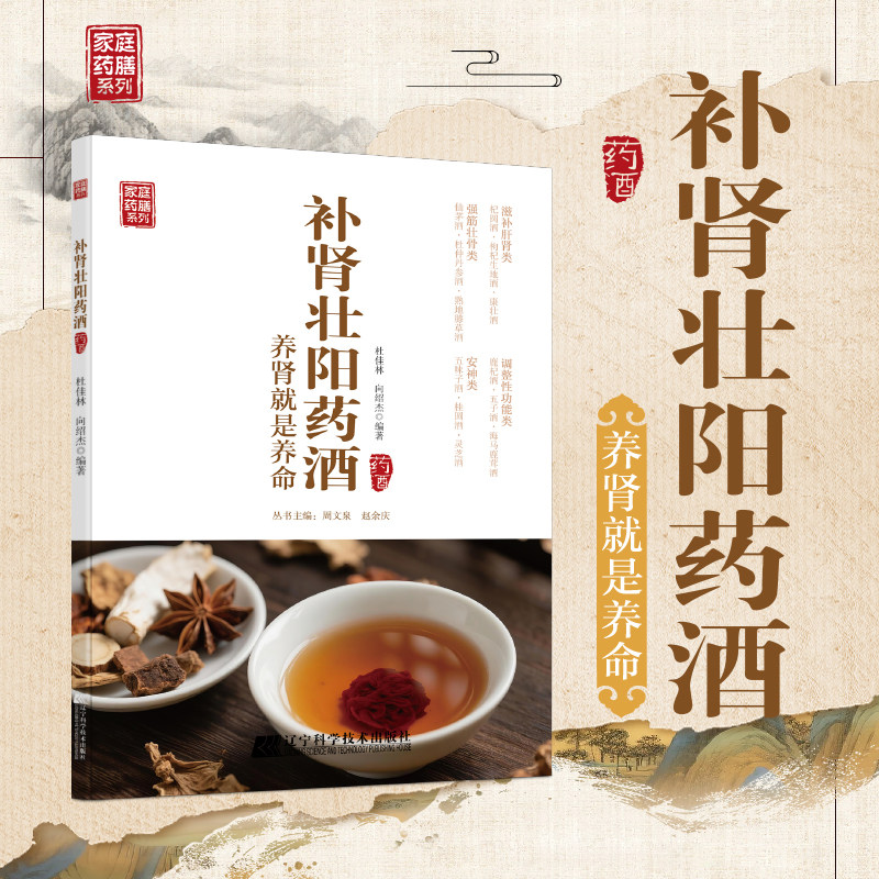 补肾壮阳药酒 家庭药膳系列 养肾就是养命养生健康预防书籍推荐