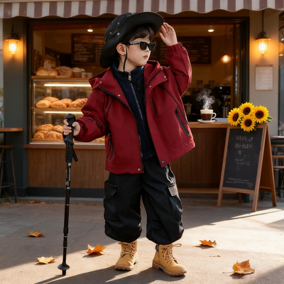 外套2025春秋新款三合一厚冲锋衣