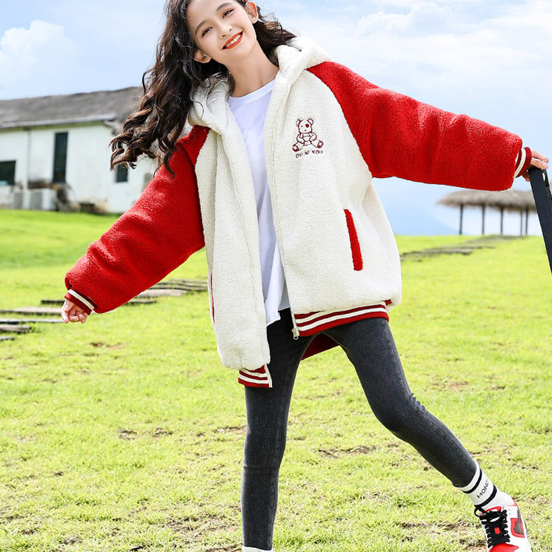 巴拉妮琪balaniqi童装女童秋季加厚外套2023新款洋气羊羔绒冬装潮,童装/婴儿装/亲子装,普通外套,淘宝优惠券,粉丝福利购,淘宝优惠卷