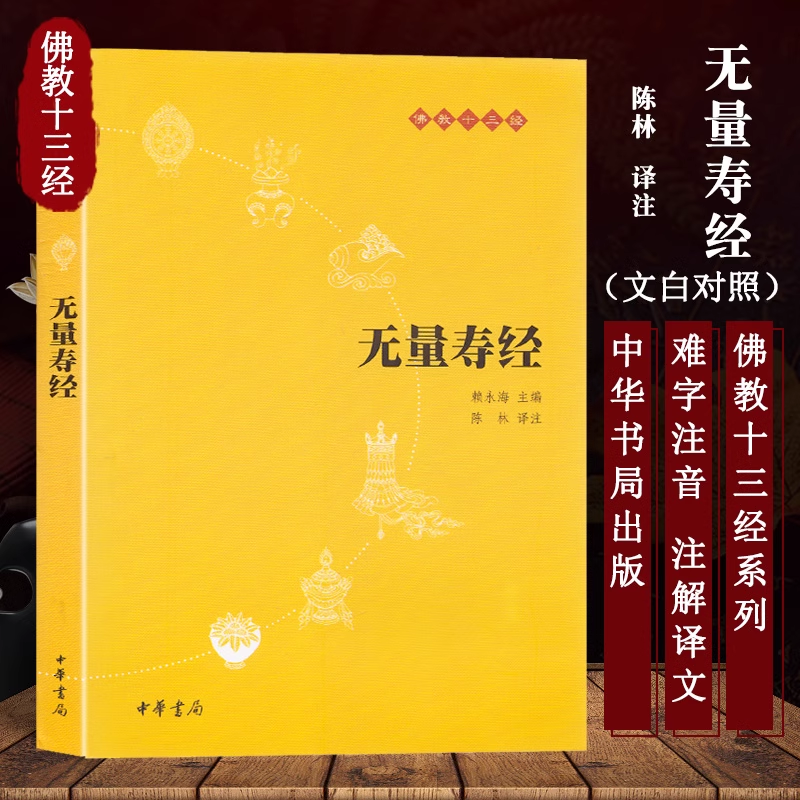 正版 无量寿经中华书局净空法师佛说大乘无量寿庄严清净平等觉经 讲记金刚经楞严经佛经佛学入门初学者书籍佛学经典修身经书