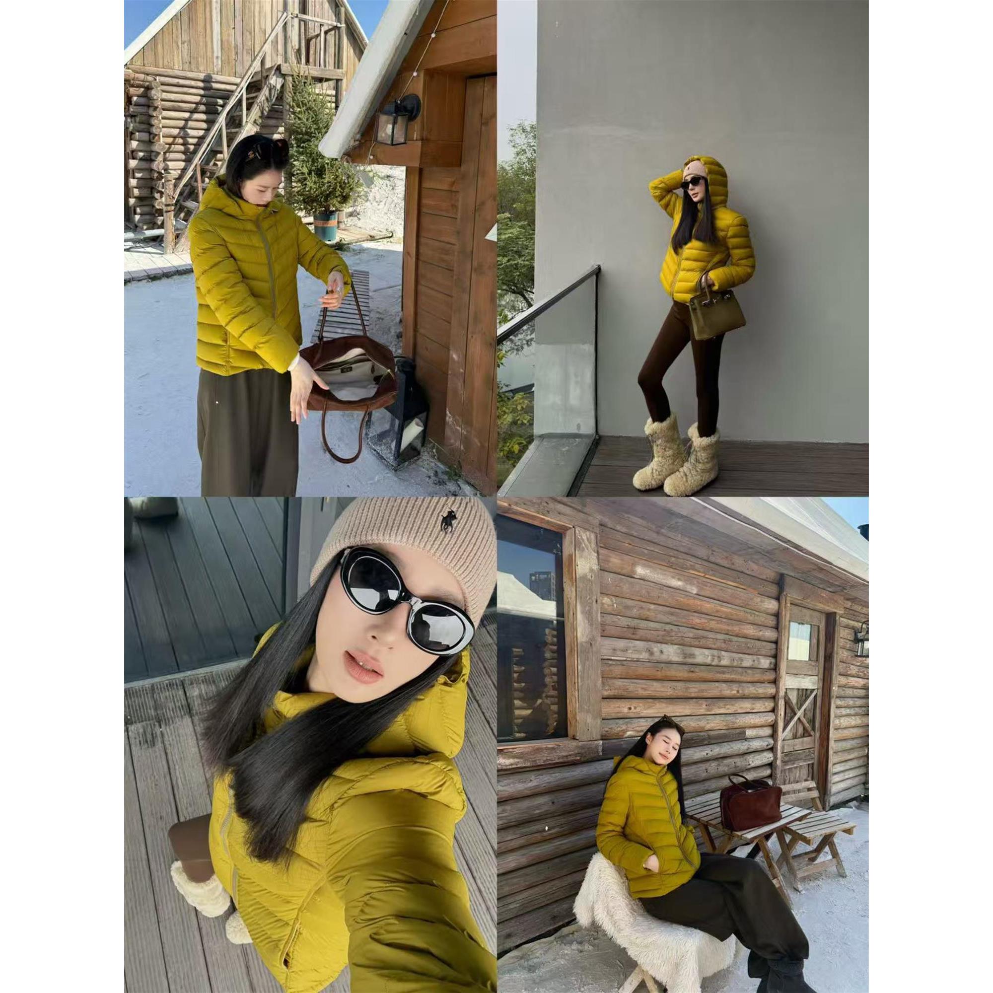 阿贝贝排骨 短款羽绒服显瘦三星90鹅绒服冬季外套女超好看大被子