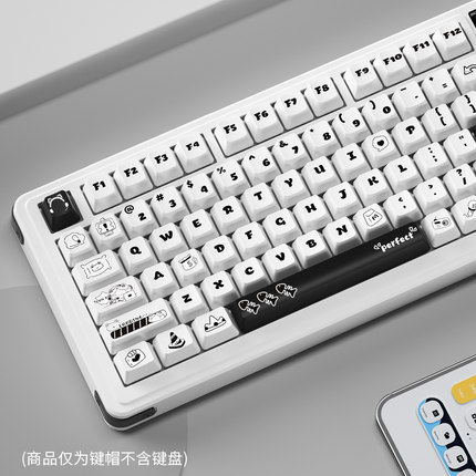 noppoo诺朴机械键盘PBT热升华键帽猫猫游戏原厂高度小全套盒装