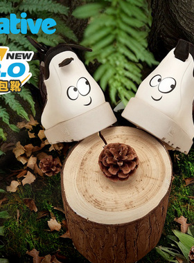 Native秋冬新品欧包靴表情包户外男女鞋亲子马丁靴时尚休闲鞋百搭