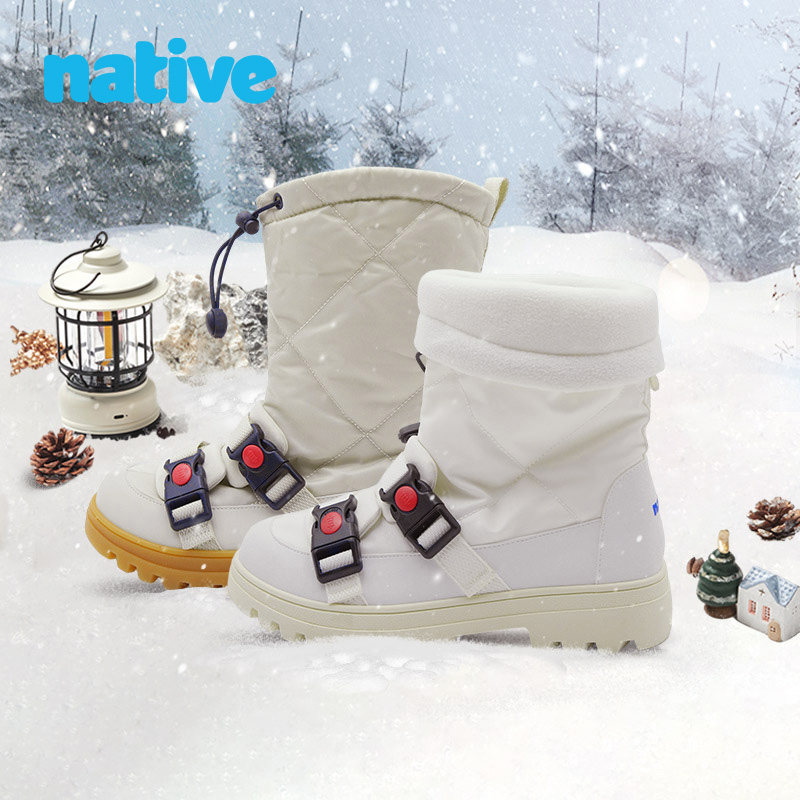 native秋冬新品长筒棉靴