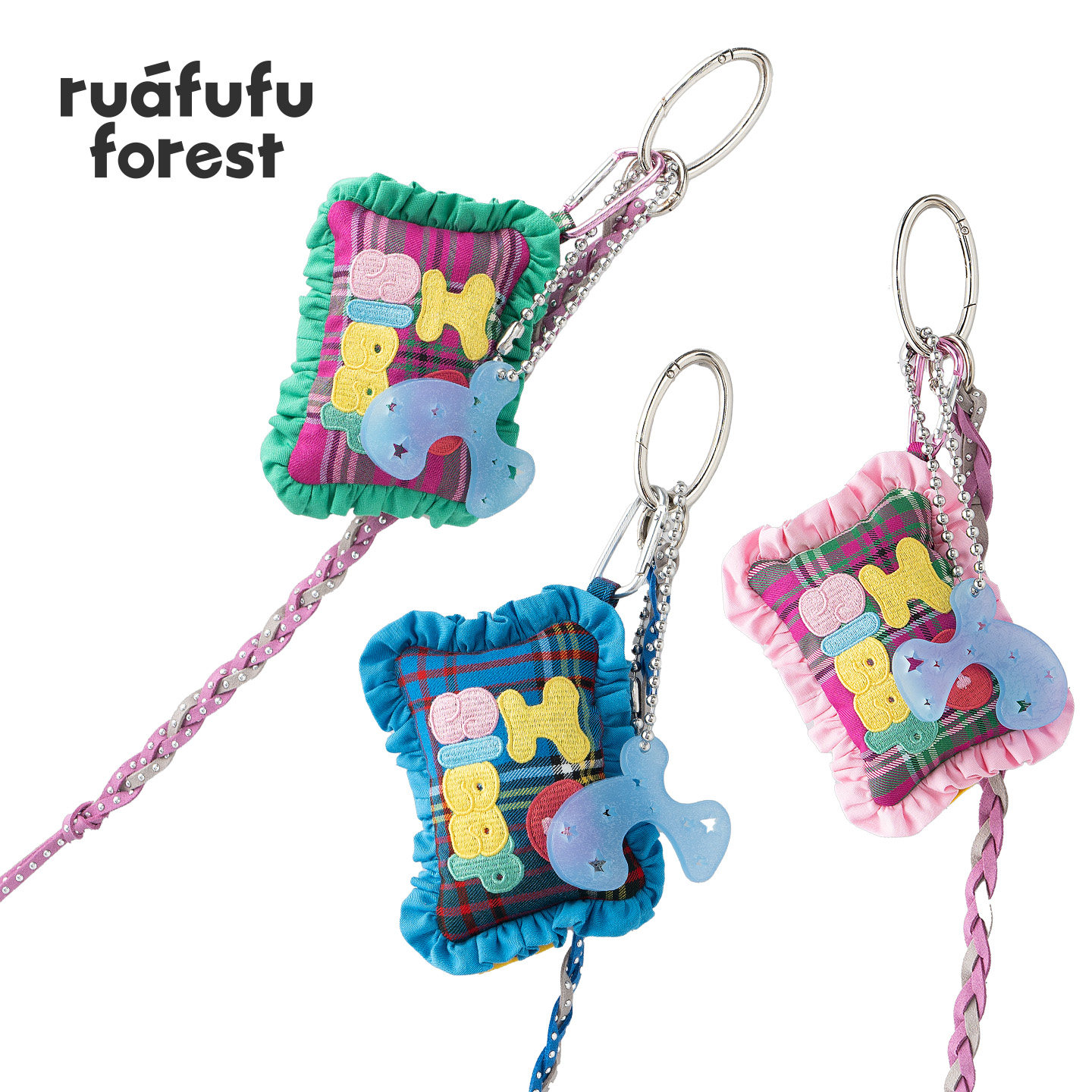 ruafufu forest枕头diy包包小挂件女可爱钥匙扣时尚个性包挂配件图片