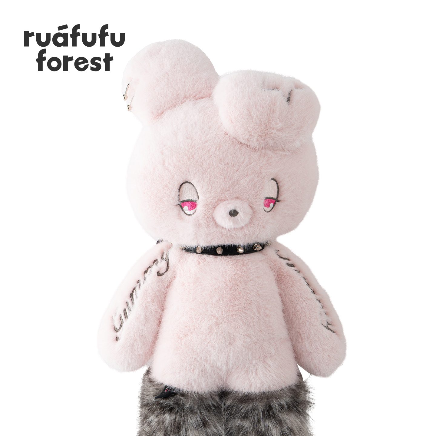 ruafufu forest时尚贝贝豹纹大公仔玩偶抱枕女生日情人节礼物摆件