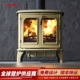 铸铁真火壁炉燃木柴火取暖炉家用别墅民宿装 senmei 欧式 饰ZRT1