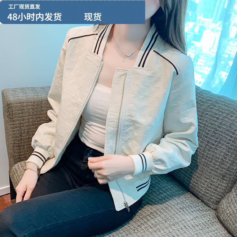 小香风棒球服防晒衣女士春秋2025春季新款显瘦高级感短款夹克上衣