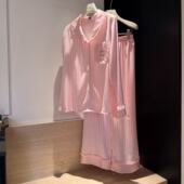 长裤 甜美花边少女睡衣可外穿长袖 春夏季 睡衣家居服 心动crush