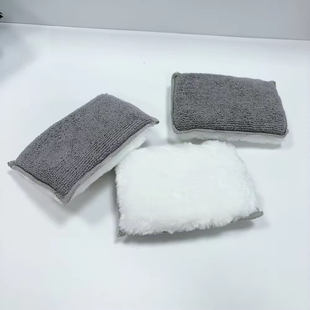 汽车内饰去污清洁擦 清洗抛光擦拭纤维方块 仿羊毛清洁块不留痕
