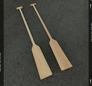 哆哆木业0.7h-1.8米实木船浆轻船桨儿童表演漂流龙舟划桨装饰手摇