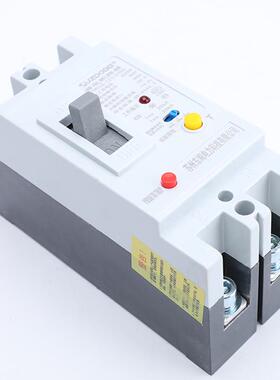 2P大功率单相漏电保护器100A125A250A带灯可调二相塑壳漏电断路器