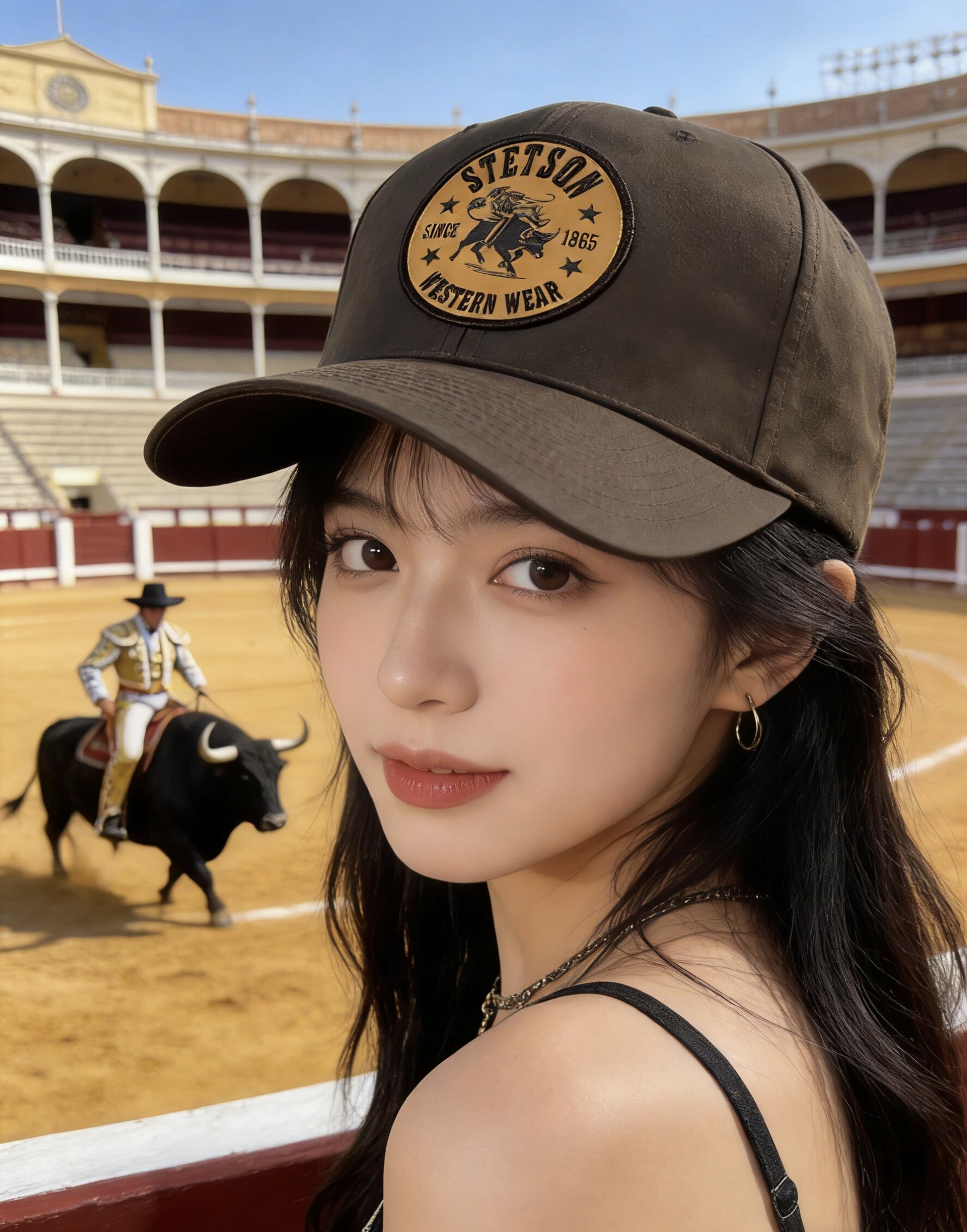 斗牛圆标油蜡布咖色斯坦森帽子美式复古风棒球款帽子美式风格帽子